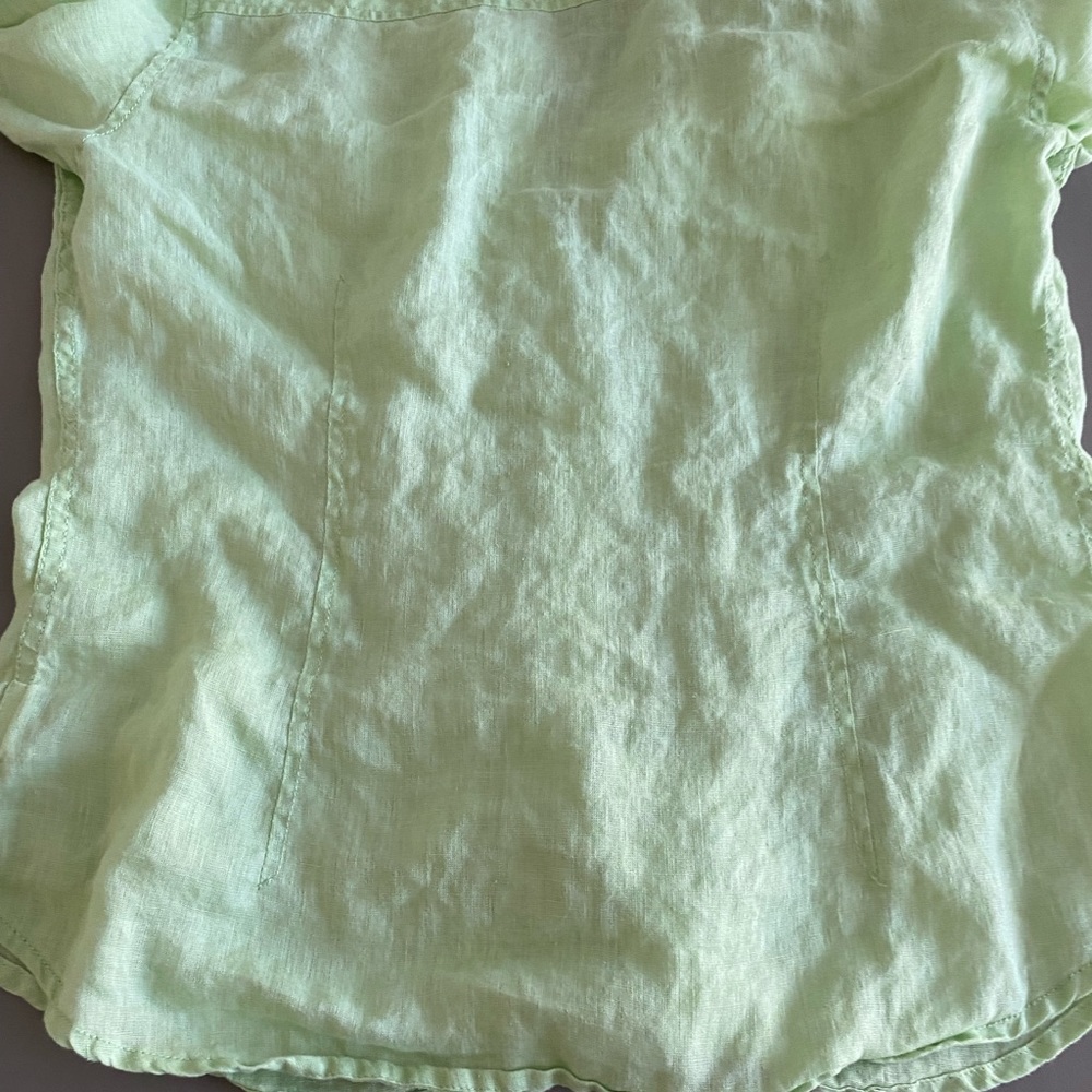 Loft skirt size 10 and Tommy Hilfiger linen shirt size L - Picture 5 of 8